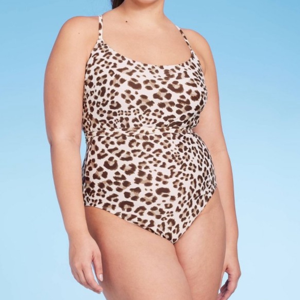 Kona Sol Leopard Print Swimsuit